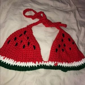 Watermelon crochet top